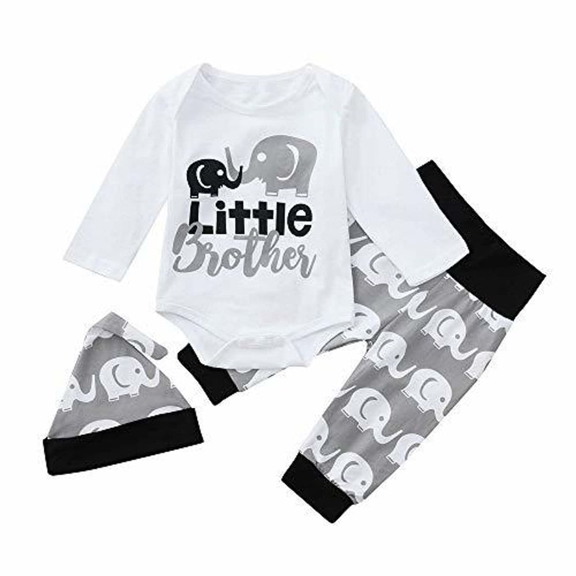 Lugar Camisetas Bebe Niño, Lanskirt 3 Piezas Conjuntos de Blusas Bebés