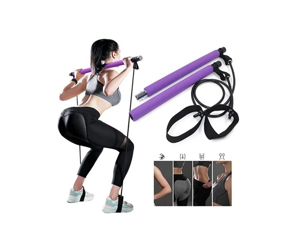 Product Suzi Kit de Barra de Pilates con Banda de Resistencia