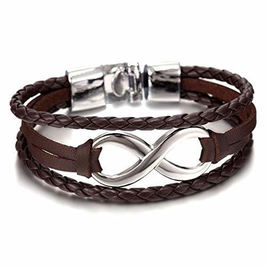 Place AIMICONG Pulsera Hombre Pulsera De Cuero Vintage De Moda para Hombre Pulsera