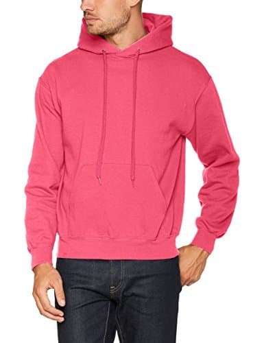 Producto Fruit of the Loom Hooded Sweat, Sudadera para Hombre, Opaco Fucsia Mediana