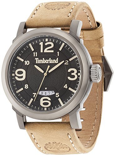 Fashion Timberland Reloj Analogico para Hombre de Cuarzo con Correa en Piel TBL14815JSU.02