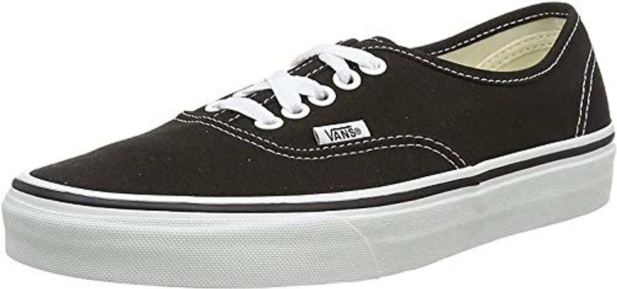 Fashion Vans Authentic, Zapatillas de Tela Unisex, Negro