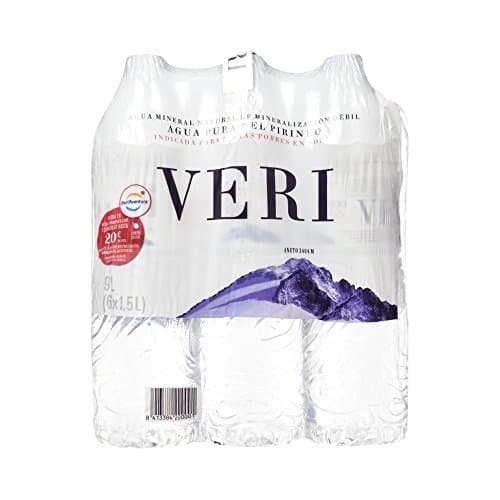 Producto Veri Agua Mineral Natural de Mineralización Débil - Pack de 6 x