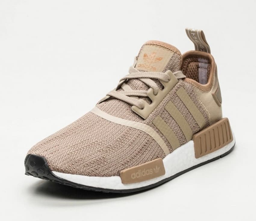 Fashion adidas NMD R1 (Ouro/Cardboard/Branco)