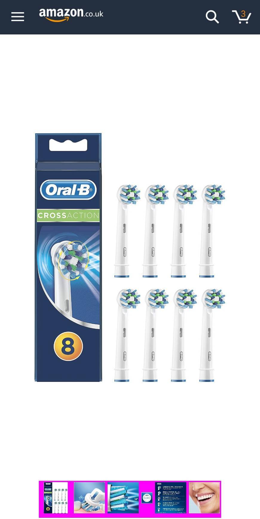 Producto Recargas Escova dentes elétrica Oral B