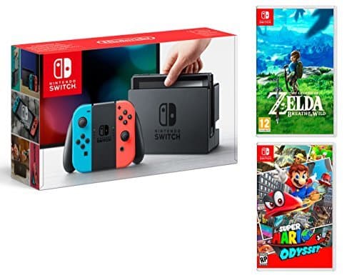 Product Nintendo Switch Consola 32Gb Azul/Rojo Neón