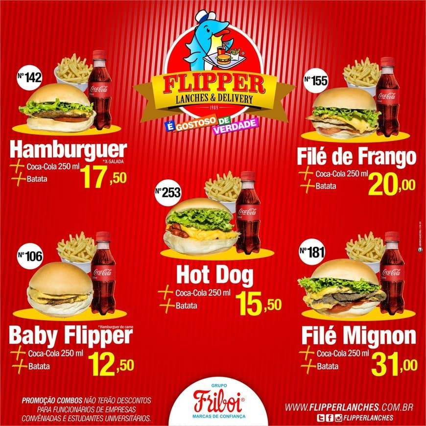 Restaurants Flipper Lanches