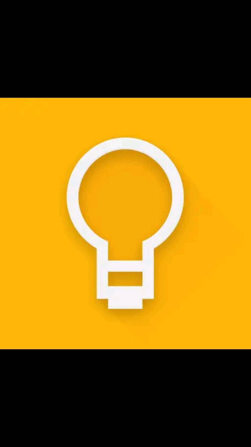 App Google Keep: notas e listas 