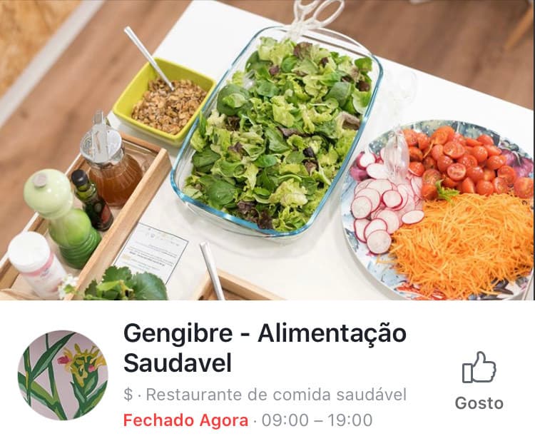 Restaurantes Gengibre Alimentação Saudável