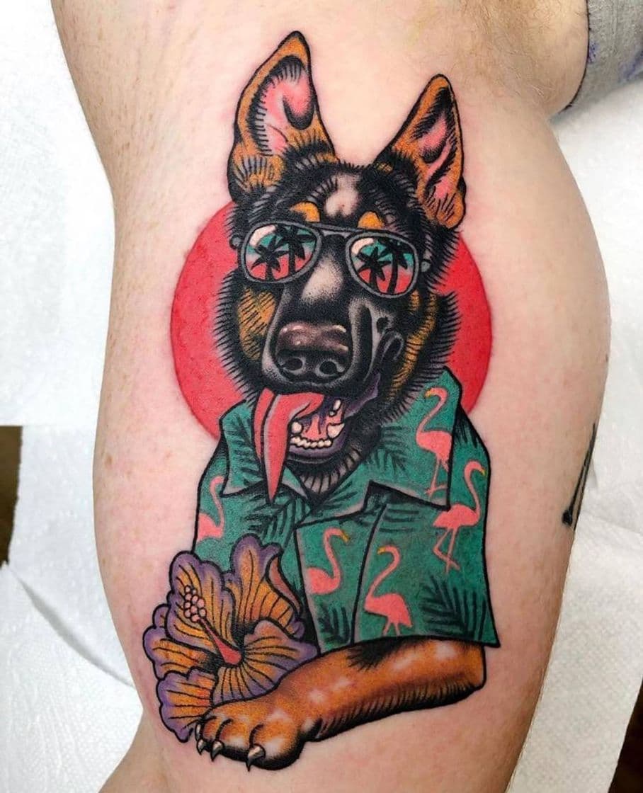 Moda Dog Tattoo