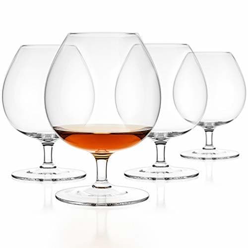 Product Luxbe - Brandy & Cognac - Juego de 4 vasos de cristal