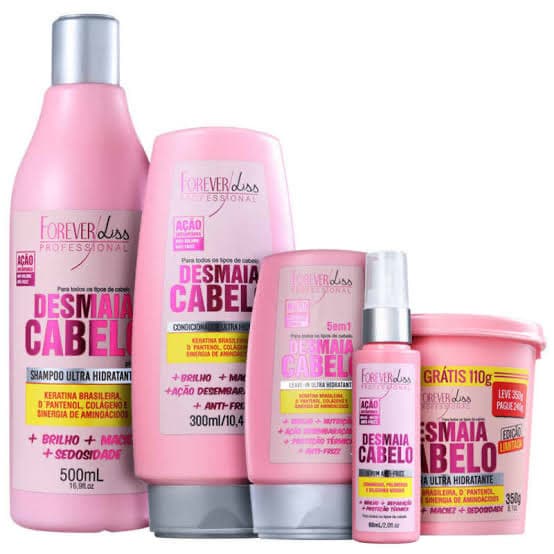 Fashion Kit Desmaia Cabelo Completo Forever Liss