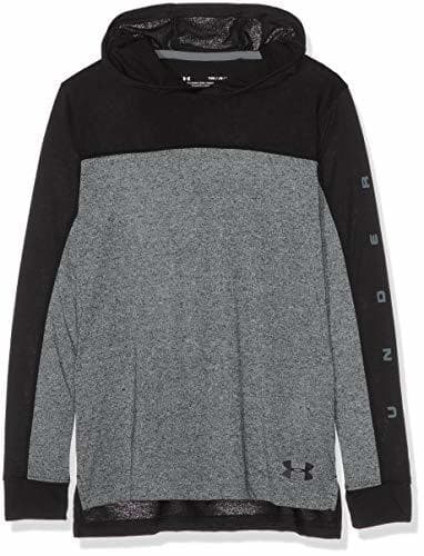 Lugar Under Armour Relay Hoody Parte Superior del Calentamiento, Niños, Gris