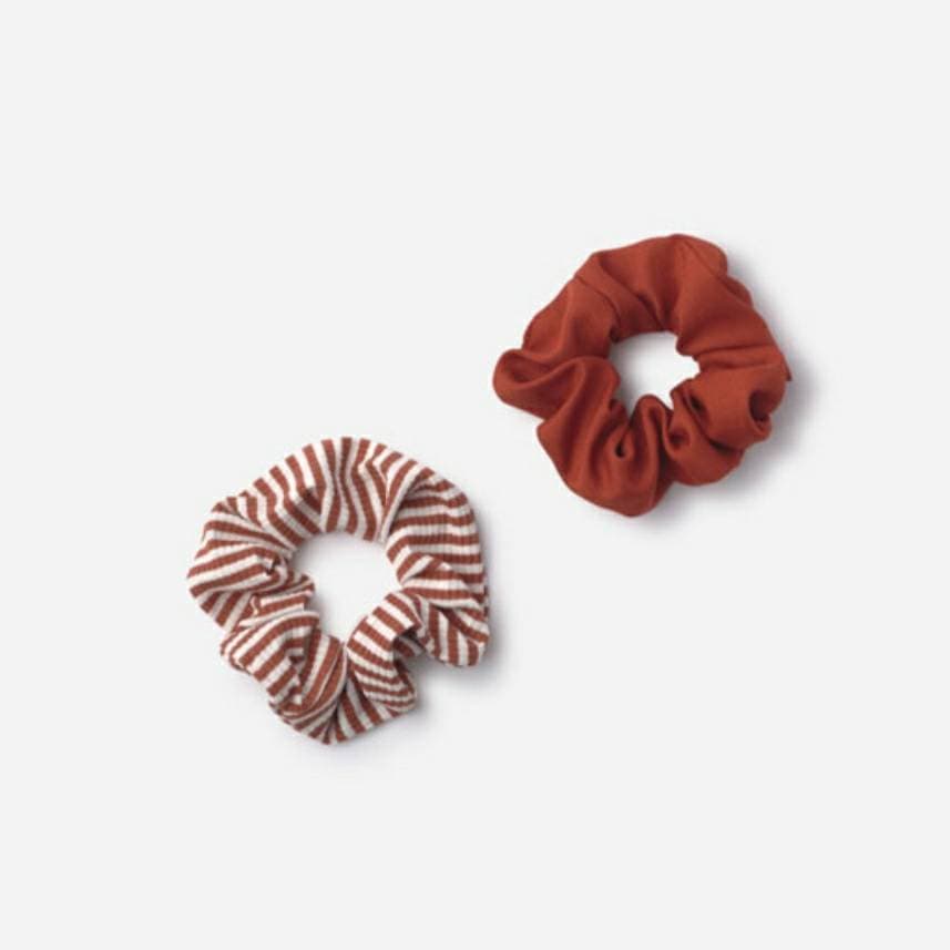 Fashion LEFTIES Pack de scrunchies às riscas