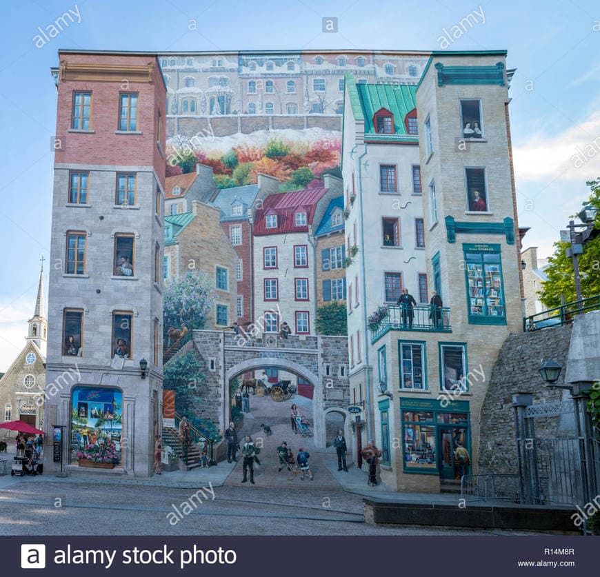 Place Quebec City Mural