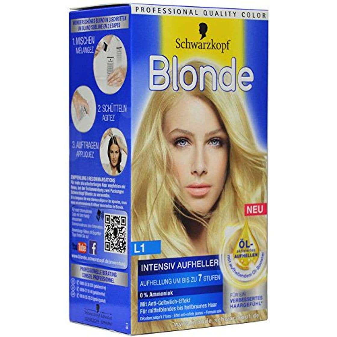 Product Schwarzkopf Blonde L1 - Blondierung intensivo