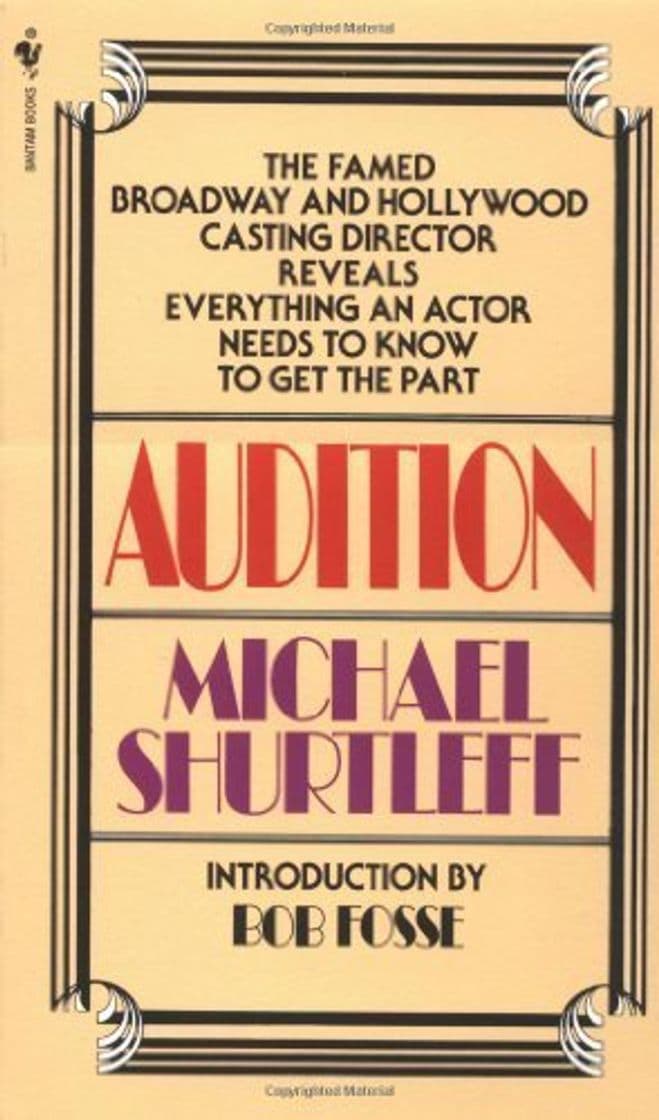 Book Audition by Michael Shurtleff