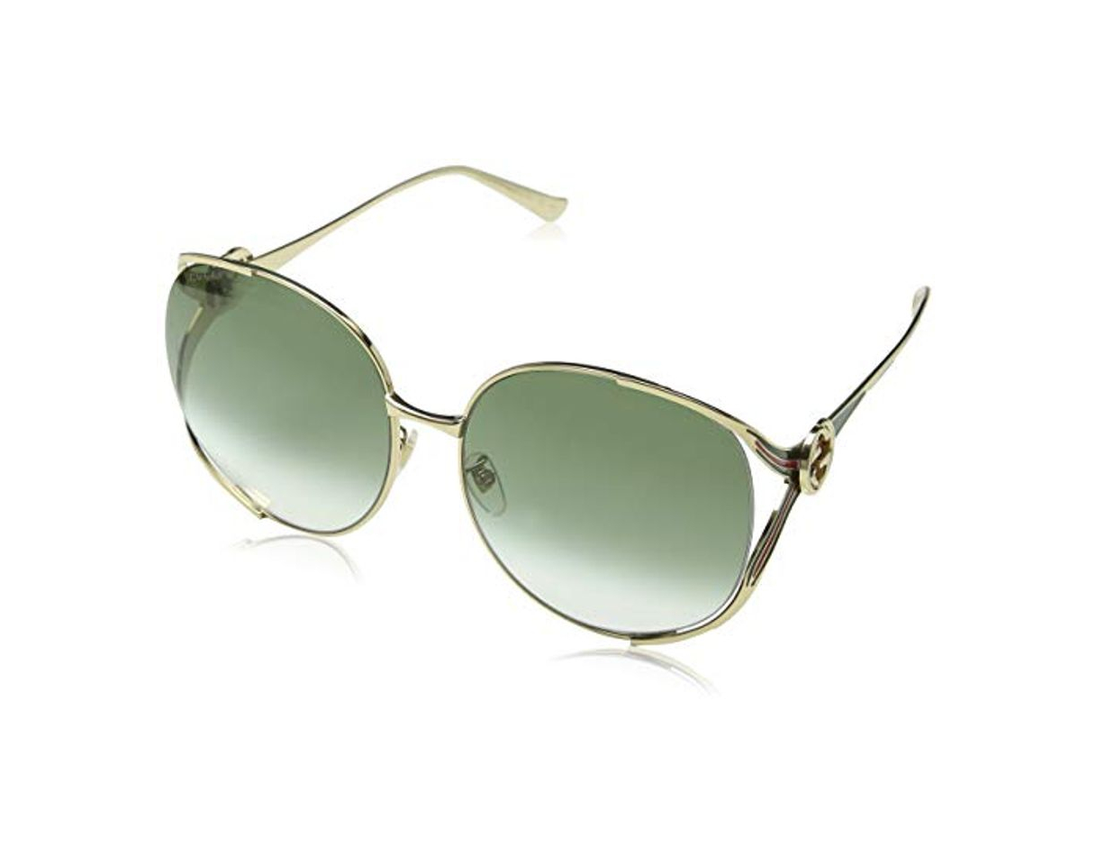 Moda Gucci GG0225S 003 Gafas de sol, Dorado