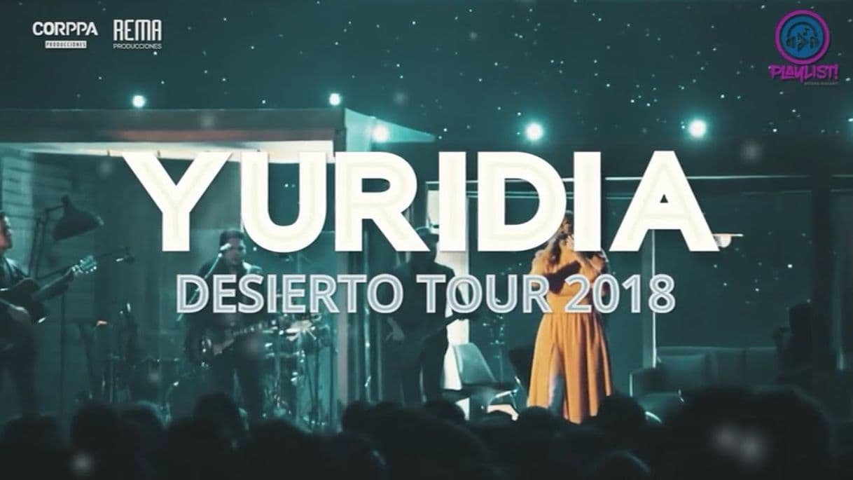 Canción Desierto tour Yuridia