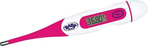 Place BabyMad Basal Thermometer (HOT PINK) Body Temperature Ovulation Test Thermometer (Centigrade) Flexible