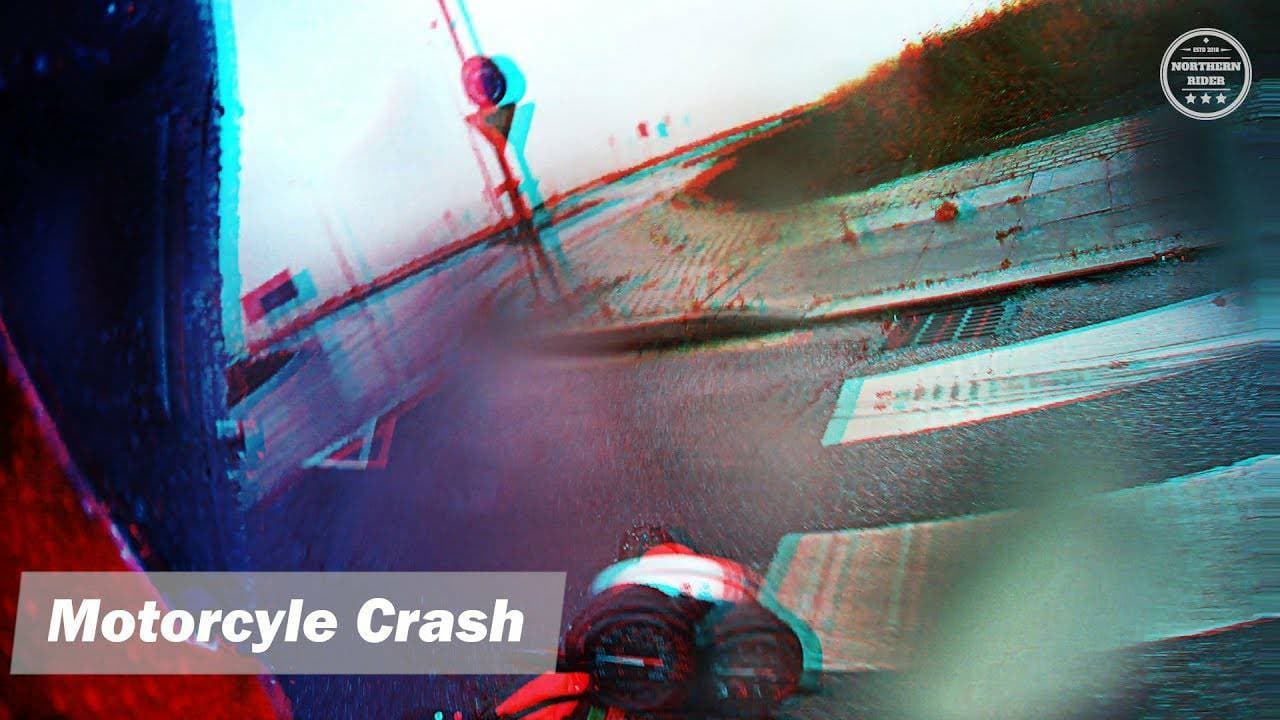 Fashion Motorcycle Crash - Very Close To Disaster