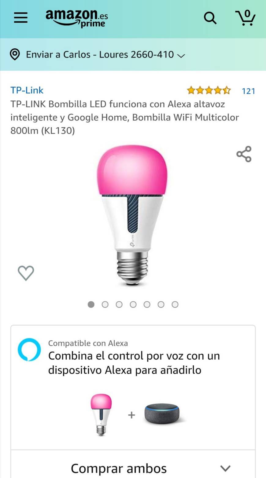 Product TP-LINK Bombilla LED

