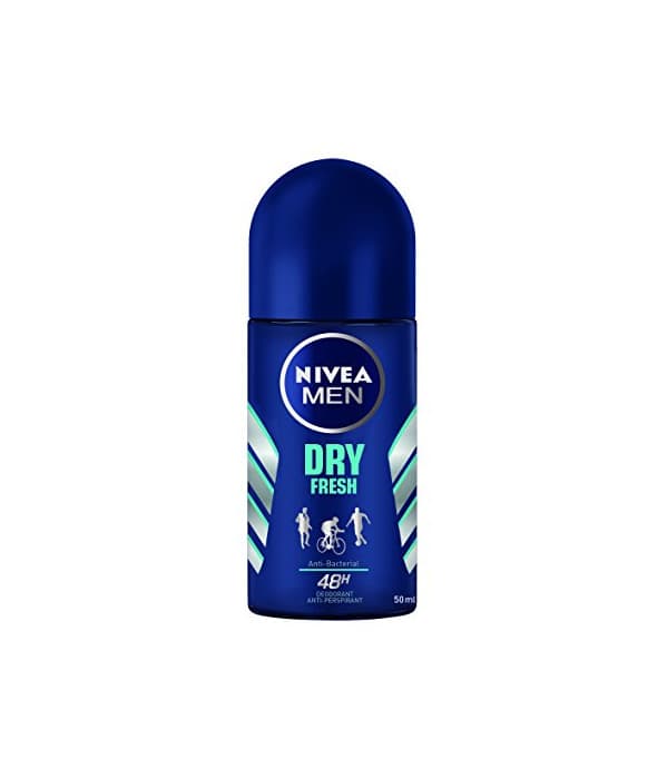 Beauty NIVEA Roll-on Dry Impact Men Fresh - Paquete de 6 x 50