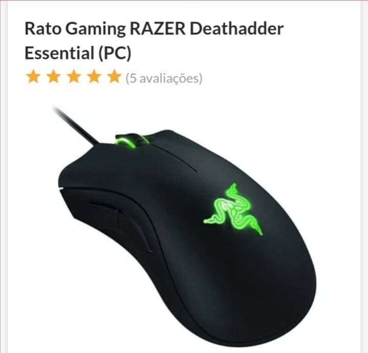 Moda Rato Razer deathadder essential