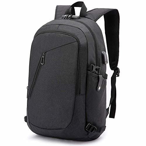 Lugar Anti-theft Business Laptop Backpack With USB Charge Port 