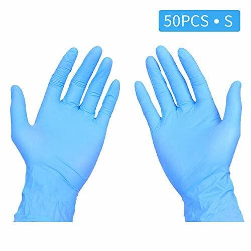 Product Guantes Desechables sin Hojas 50 Piezas Guantes de Goma de látex de