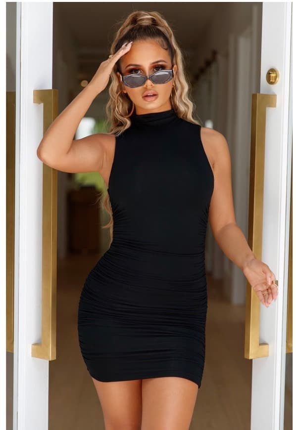 Product Ruched black dress