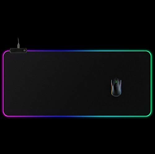 Place Biubiubiubiu Alfombrilla de ratón para Juegos RGB Gaming Mouse Pad 900x400x4mm Computer