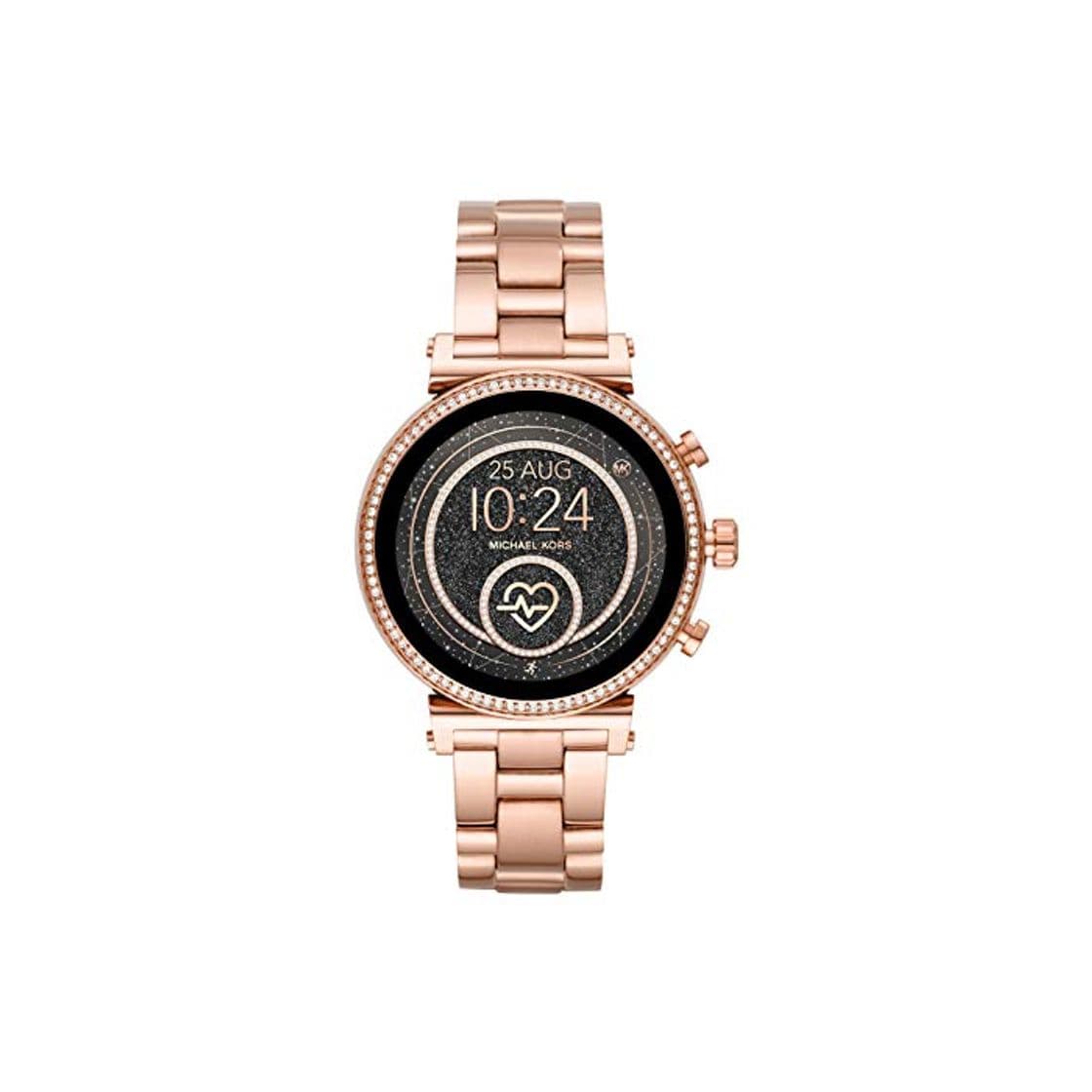 Moda Michael Kors Reloj Analógico-Digital para Mujer Correa en Acero Inoxidable MKT5063