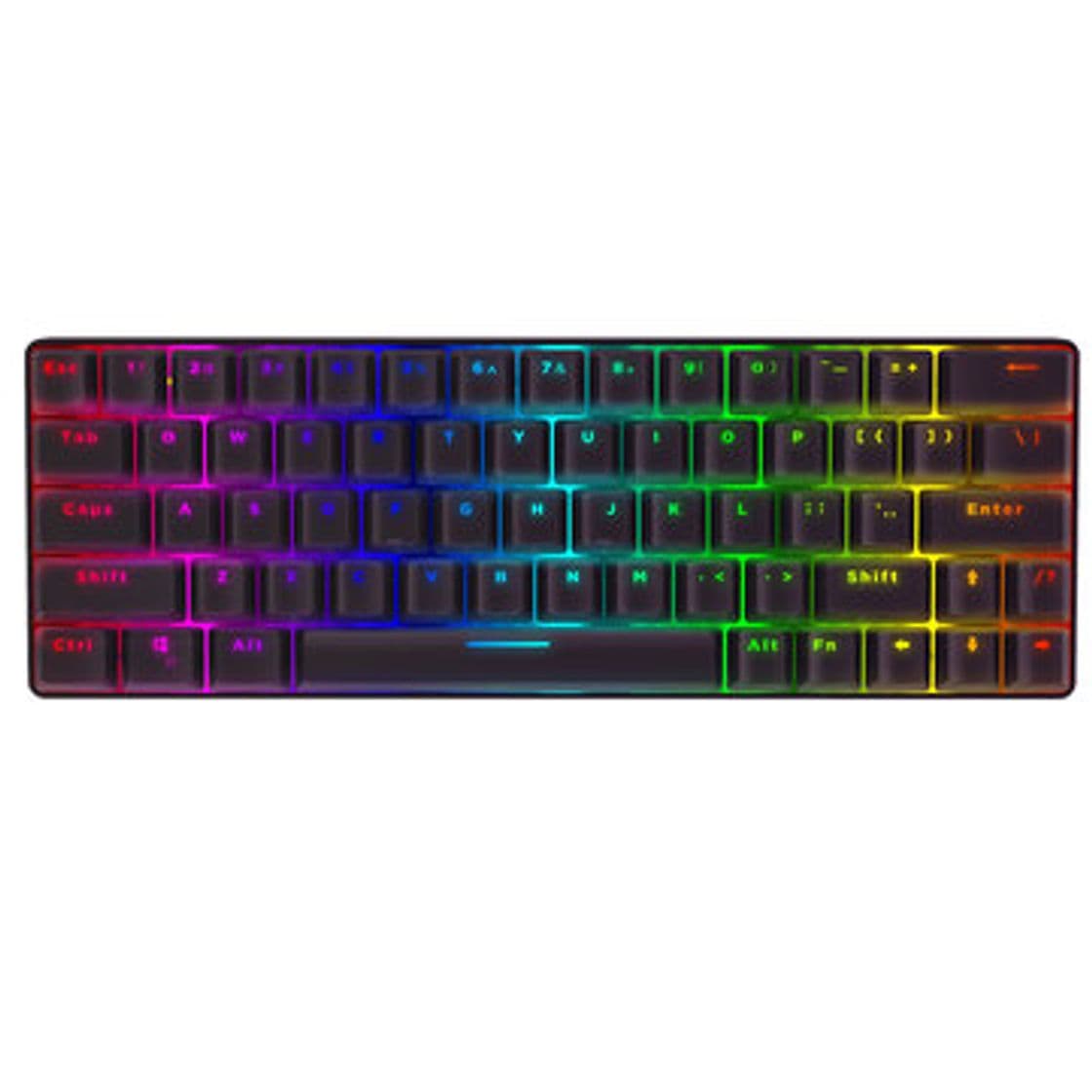 Moda Blitzwolf® bw-kb1 wireless bluetooth keyboard gateron switch rgb ...