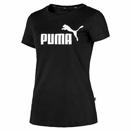 Place PUMA ESS Logo tee Camiseta, Mujer, Negro