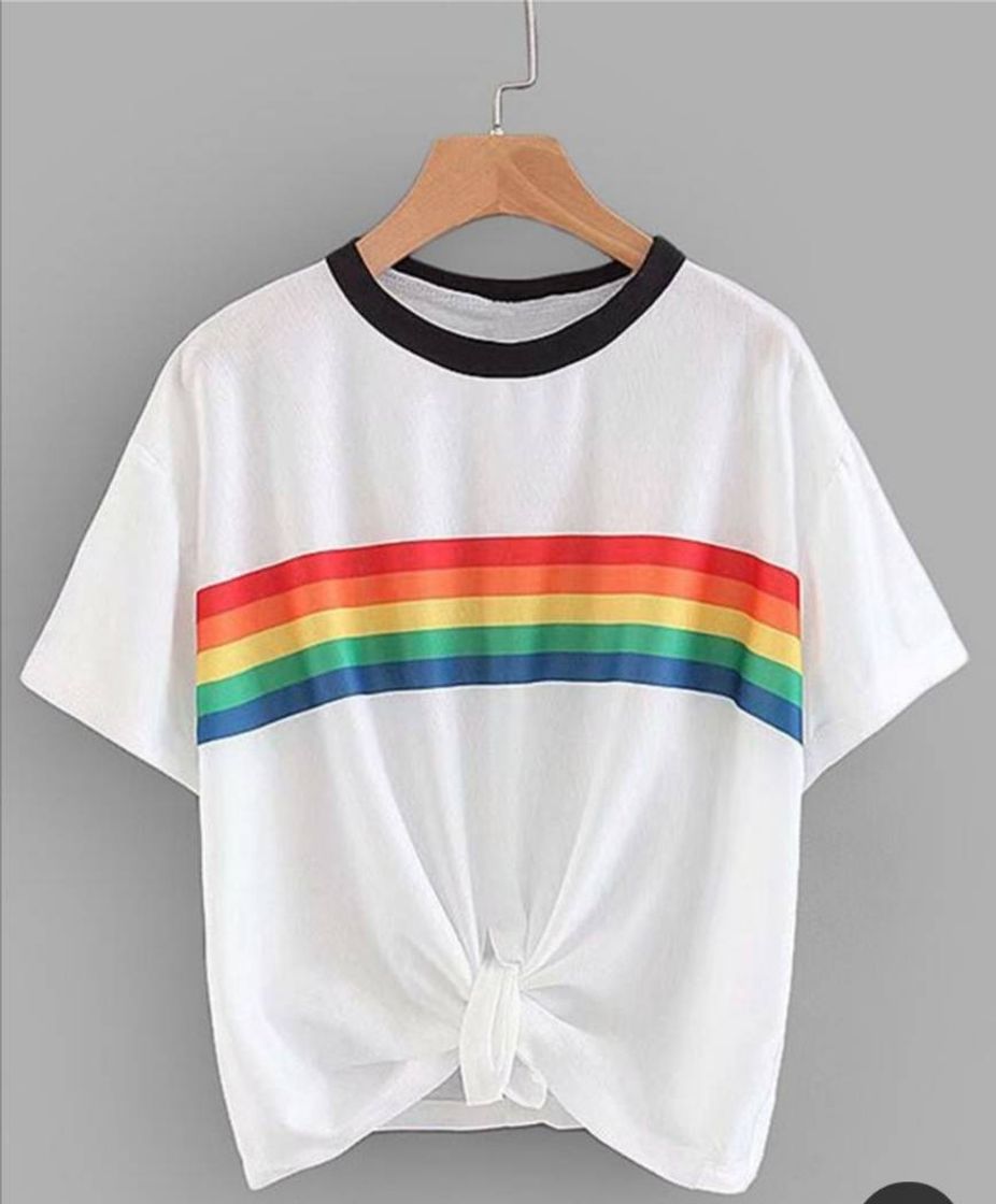 Producto Tshirt rainbow Bershka