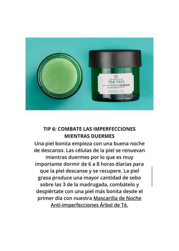 Product Mascarilla noche Anti imperfecciones