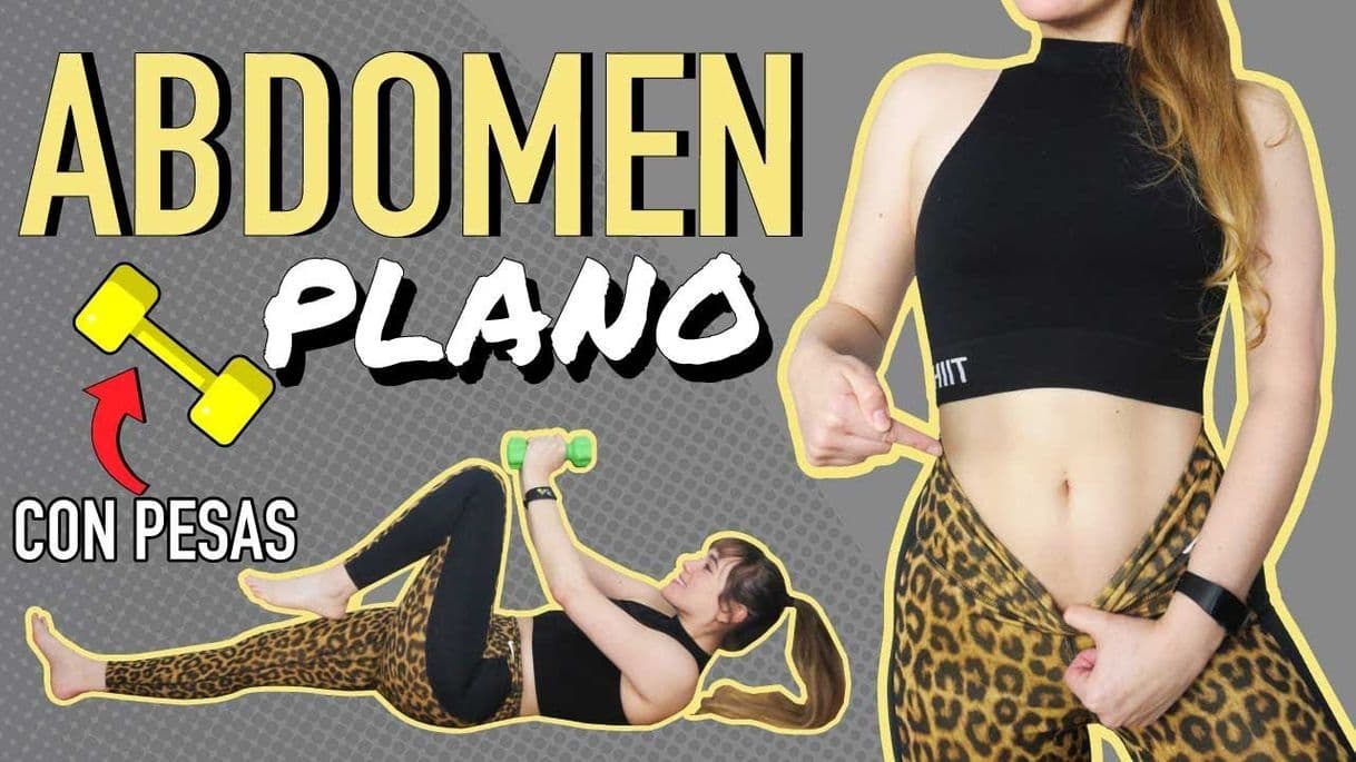 Moda Abdominales con pesas | aplanar abdomen👌🏾