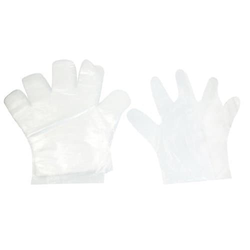 Producto DealMux plástico Cocinar Mano Alimentos desechables Guantes de protección 50Pcs claras