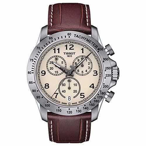 Fashion Tissot Reloj Cronógrafo para Hombre de Cuarzo con Correa en Cuero T1064171626200