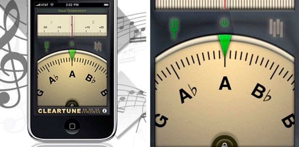 App Cleartune la mejor app para afinar tu bajo o guitarra