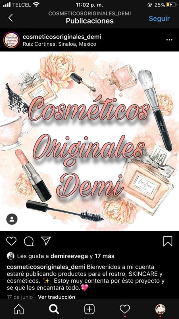 Producto COSMÉTICOS ORIGINALES 