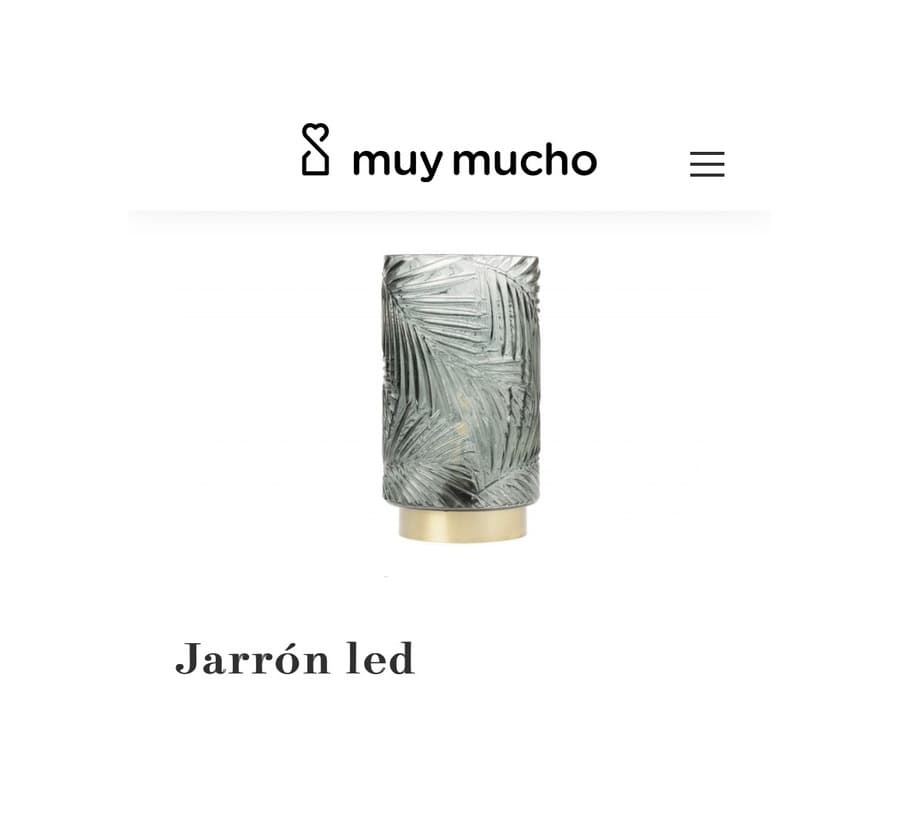 Product Jarrón led 