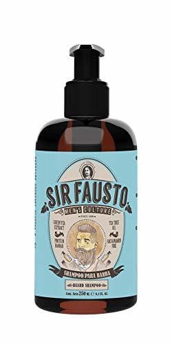 Product Sir Fausto Champú Barba y Bigote Antibacteriano & Antiséptico con Arbol de