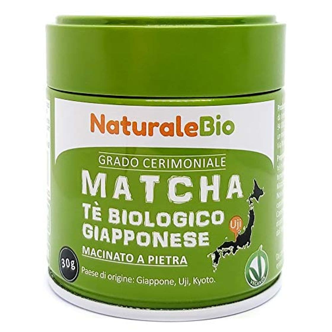 Producto NaturaleBio Té Matcha Orgánico Ceremonial En Polvo Cultivado En Japón