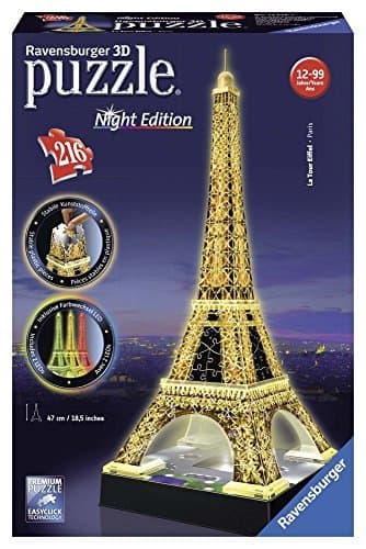 Product Ravensburger - 3D Puzzle Building Tour Eiffel Night