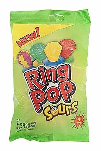 Lugar Bazooka Ring Pops Sours