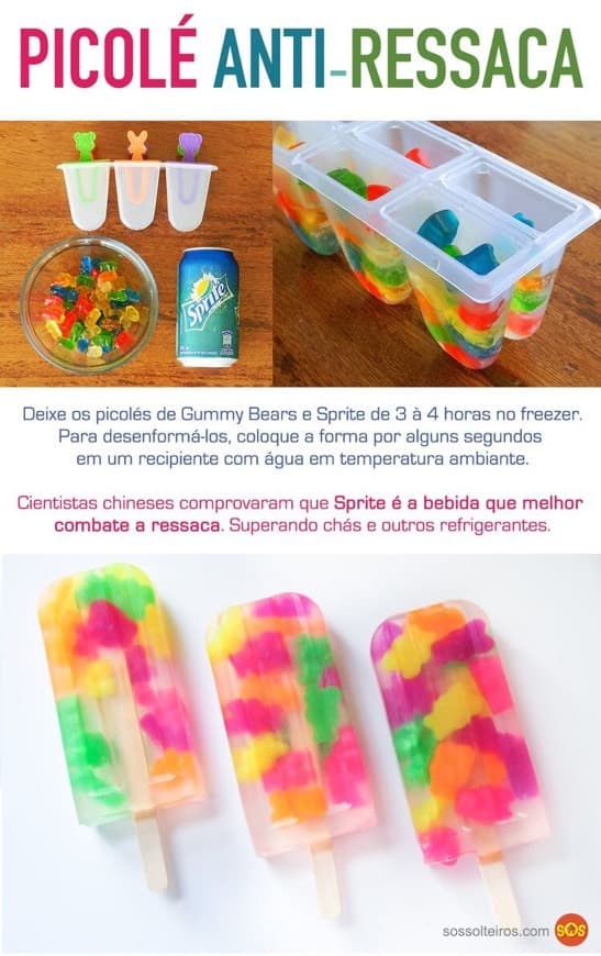 Moda Gelado anti ressaca 