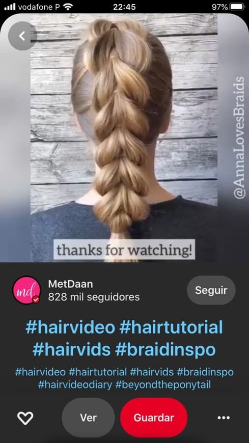 Fashion Pull through braid