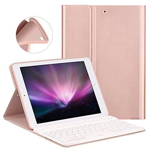 Electronic GOOJODOQ Funda de Teclado para iPad 2017/2018 9.7/ iPad Air